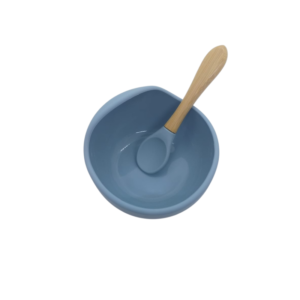 Set Bowl redondo + Cuchara Celeste