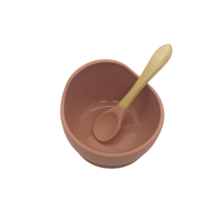Set Bowl redondo + Cuchara Ladrillo