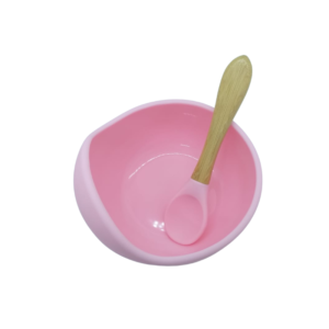 Set Bowl redondo + Cuchara Rosa