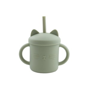 Vaso Gatito Verde