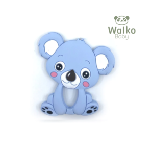 Mordillo Silicona Koala Celeste