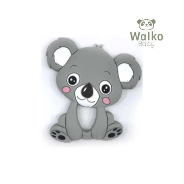 Mordillo Silicona Koala Gris