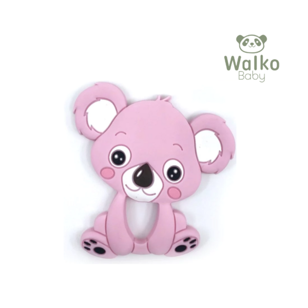 Mordillo Silicona Koala Rosa
