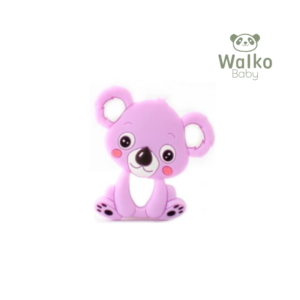Mordillo Silicona Koala Lila