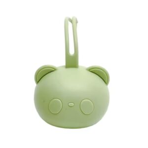 Guarda Chupete Silicona Panda Verde