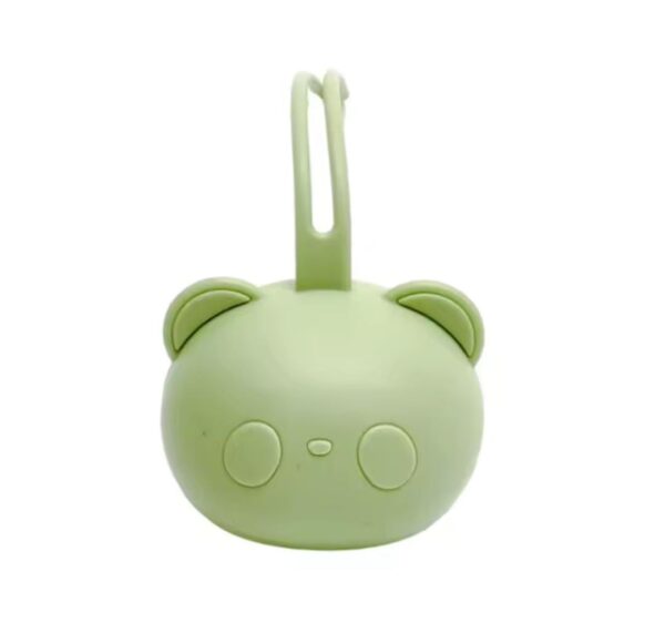 Guarda Chupete Silicona Panda Verde