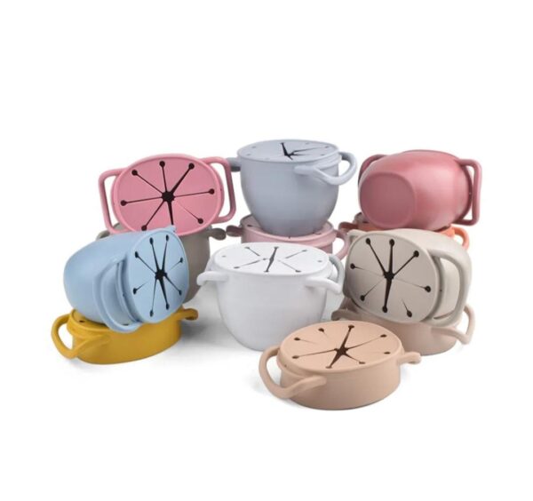 Taza Cerealera plegable Verde con correa - Imagen 3
