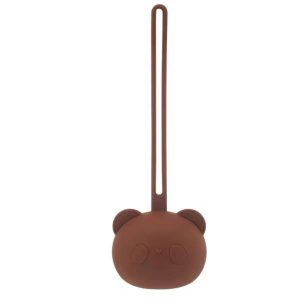 Guarda Chupete Silicona Panda Ladrillo