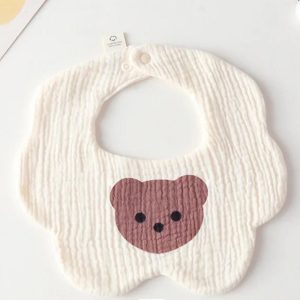 Babero Gasa Algodon 100 % Cotton Ondulado Oso